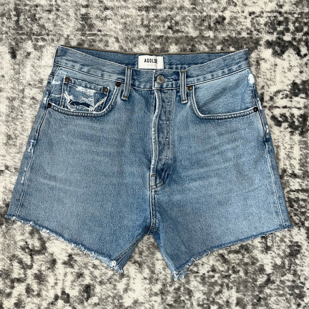 Agolde Riley High Rise Slim Short – Snapshot - Picture 1 of 8